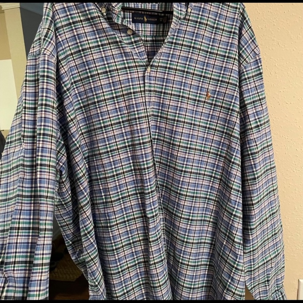 POLO button down shirt barely worn